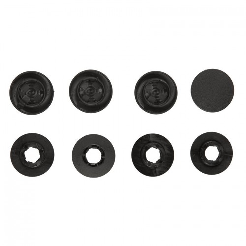Κουμπώματα στρογγυλά μαύρα σετ για Nissan / Renault / Dacia / Mitsubishi / Opel / Fiat 4τμχ