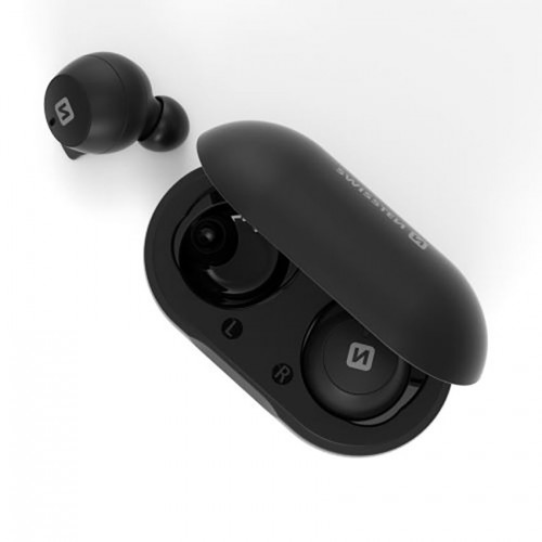 Ακουστικά Bluetooth Stonebuds με θήκη φόρτισης μαύρα