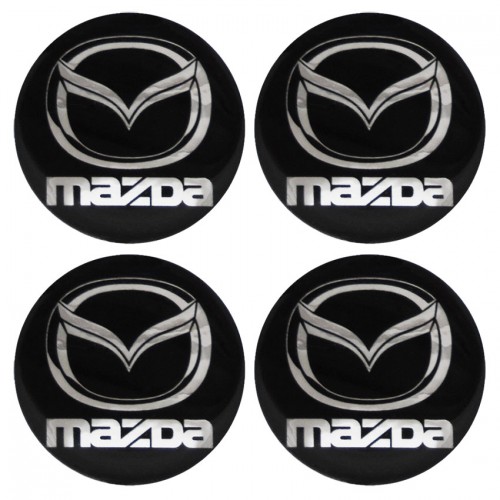 Αυτοκόλλητα ζαντών σμάλτου 55mm Mazda