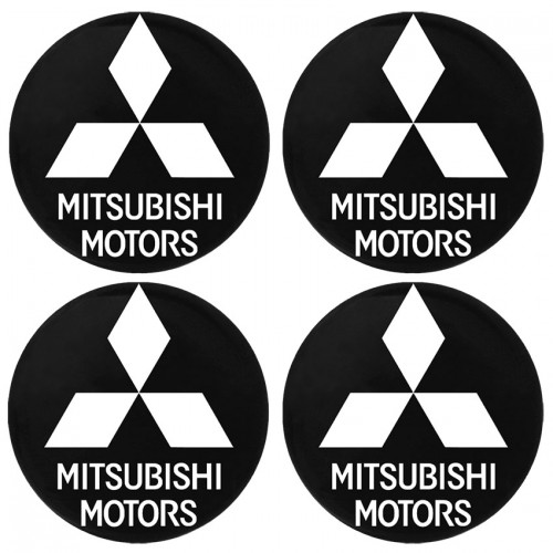 Αυτοκόλλητα ζαντών σμάλτου 55mm Mitsubishi