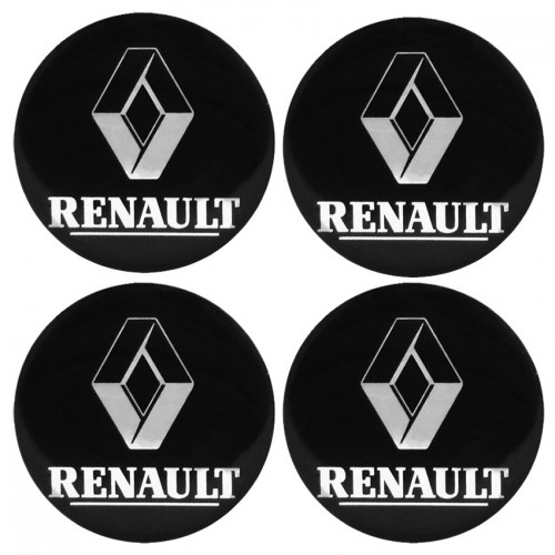 Αυτοκόλλητα ζαντών σμάλτου 55mm Renault
