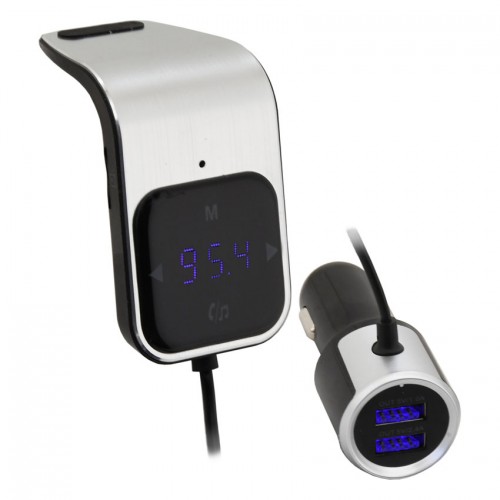 Bluetooth Car Kit MP3 Player FM Transmitter SILVER ARC