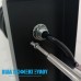 GloboStar® KEELA 00880 Μοντέρνο Φωτιστικό Τοίχου Απλίκα Μονόφωτο Μαύρο με Ξύλο 6.5x18x30cm
