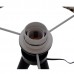 Μοντέρνο Επιτραπέζιο Φωτιστικό Πορτατίφ Μονόφωτο Ξύλινο με Άσπρο Μπεζ Καμβά Καπέλο Φ30 GloboStar MAGAZINE 01230
