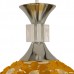 Μοντέρνο Κρεμαστό Φωτιστικό Οροφής Τρίφωτο Χρυσό Μεταλλικό με Κρύσταλλα Φ50 GloboStar MARGARITA 01670