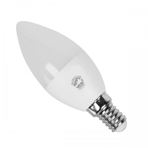 Λάμπα LED E14 Κεράκι C37 6W 230V 570lm 260° Φυσικό Λευκό 4500k GloboStar 01716