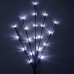 GloboStar® 79800 Διακοσμητικό Φωτιζόμενο Εύκαμπτο Κλαδί με 20 LED 3W 300 lm Μπαταρίας Ψυχρό Λευκό 6000k Φ62.5 x Υ70cm