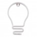 GloboStar® 78576 Φωτιστικό Ταμπέλα Φωτεινή Επιγραφή NEON LED Σήμανσης LAMP 5W με Καλώδιο Τροφοδοσίας USB - Μπαταρίας 3xAAA (Δεν Περιλαμβάνονται) - Ψυχρό Λευκό 6000K