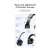 GloboStar® 87061 JOYROOM Originals JR-H16 PRO Ασύρματα Ακουστικά Bluetooth V5.0 - Ενσύρματα 3.5mm και USB 2.0 On Ear με 1000mAh Ενσωματομένη Μπαταρία Μαύρα