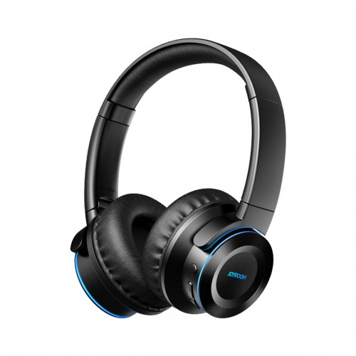 GloboStar® 87061 JOYROOM Originals JR-H16 PRO Ασύρματα Ακουστικά Bluetooth V5.0 - Ενσύρματα 3.5mm και USB 2.0 On Ear με 1000mAh Ενσωματομένη Μπαταρία Μαύρα