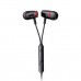 GloboStar® 87065 JOYROOM Originals JR-EL114 Ενσύρματα Ακουστικά In-ear Handsfree με Ενσωματωμένο Χειριστήριο Αυξομείωσης Έντασης Ήχου - Καλώδιο 0.5m & Βύσμα Jack 3.5mm Μαύρο