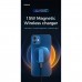 GloboStar® 87183 JOYROOM Originals JR-A28 Μαγνητική Ασύρματη Φόρτιση Κινητού Max 15W Wireless Qi Charger 15W για iPhone MagSafe Compatible & USB Type C Καλώδιο Λευκό