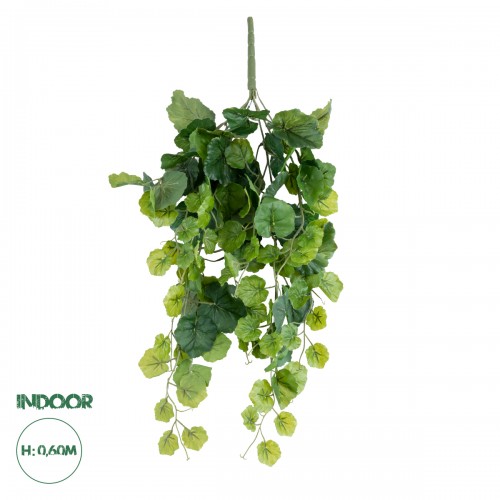 GloboStar® Artificial Garden BEGONIA HANGING 20239 Τεχνητό Διακοσμητικό Κρεμαστό Φυτό Βεγονία Υ60cm 