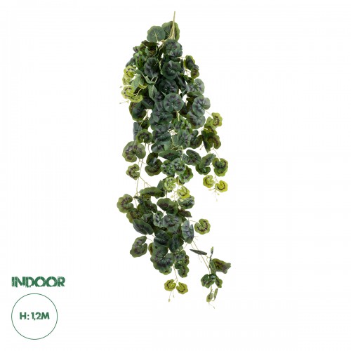 GloboStar® Artificial Garden BEGONIA HANGING 20245 Τεχνητό Διακοσμητικό Κρεμαστό Φυτό Βεγονία Υ120cm 