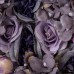 GloboStar® Artificial Garden ROSES STORY 20352 Τεχνητό Διακοσμητικό Πάνελ Λουλουδιών - Κάθετος Κήπος σύνθεση Μωβ & Ροζ Τριαντάφυλλα Μ40 x Π60 x Υ8cm 