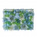 GloboStar® Artificial Garden ROSES STORY 20353 Τεχνητό Διακοσμητικό Πάνελ Λουλουδιών - Κάθετος Κήπος σύνθεση Μπλε & Μπεζ Τριαντάφυλλα Μ40 x Π60 x Υ10cm 