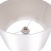 GloboStar® ASHLEY 00823 Μοντέρνο Φωτιστικό Δαπέδου Μονόφωτο Μεταλλικό Λευκό με Καπέλο Φ35 x Υ145cm