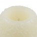 GloboStar® CANDLE 79537 Διακοσμητικό Realistic Κερί με LED Εφέ Κινούμενης Φλόγας - Μπαταρίας 3 x LR1130 Θερμό Λευκό 2700K Μπεζ D6 x H5cm