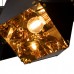 GloboStar® WELLES Replica 00796 Μοντέρνο Κρεμαστό Φωτιστικό Οροφής Πολύφωτο Μεταλλικό Μαύρο Χρυσό Μ68 x Π32 x Υ30cm