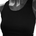 Γυναικείο Αθλητικό Μπουστάκι Λύκρα Ελαστικό - μαύρο
