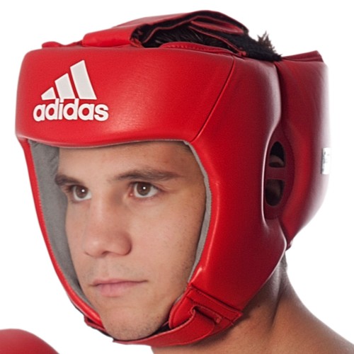 Head Guard adidas Boxing AIBA Licence - Κόκκινη