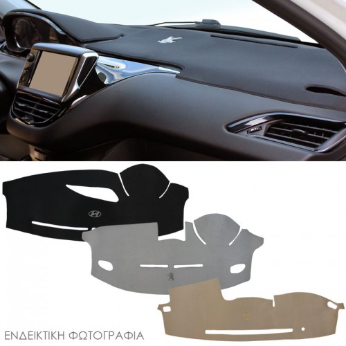 Κάλυμμα ταμπλό αλκαντάρα μαύρo για Hyundai Getz (Facelift) (χωρίς σήμα)