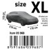 Κουκούλα αυτοκινήτου XL (Nylon)