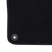 Μοκέτα Tuft μαύρη για Citroen DS3 με κουμπώματα 2τμχ