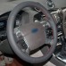 Ραφτό κάλυμμα τιμονιού Ford Mondeo IV / S-Max I με κόκκινη κλωστή