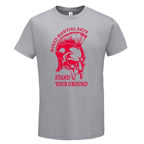 T-shirt Βαμβακερό MMA Stand Your Ground - Γκρι