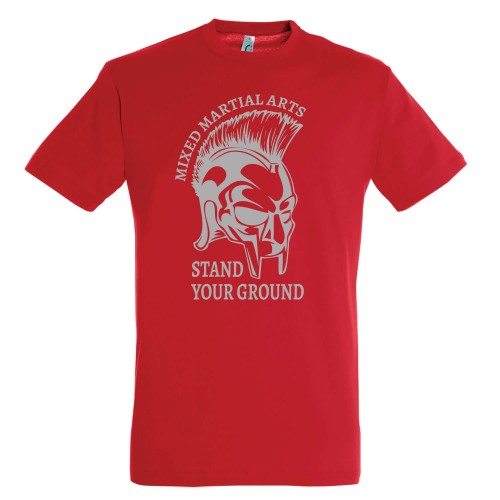 T-shirt Βαμβακερό MMA Stand Your Ground - Κόκκινο