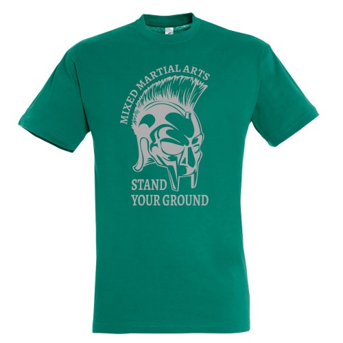 T-shirt Βαμβακερό MMA Stand Your Ground - Πράσινο