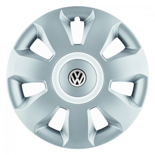 Τάσια Ares Ring ασημί 15" με σήμα Volkswagen 4τμχ
